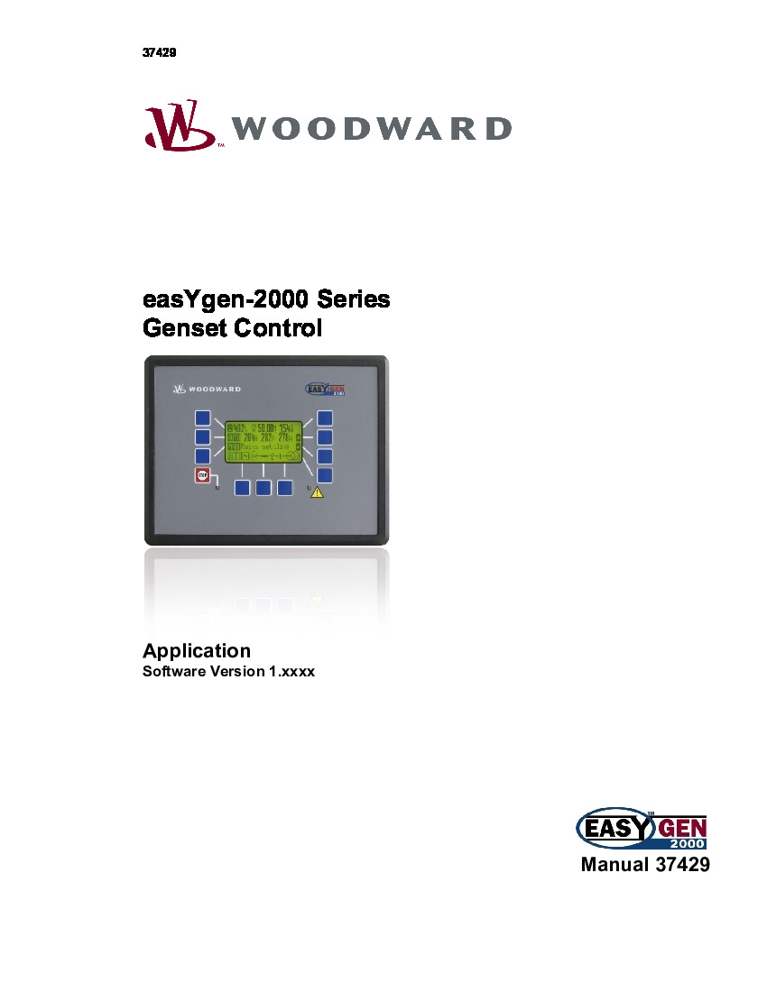 First Page Image of easYgen 2000 Manual 37429.pdf
